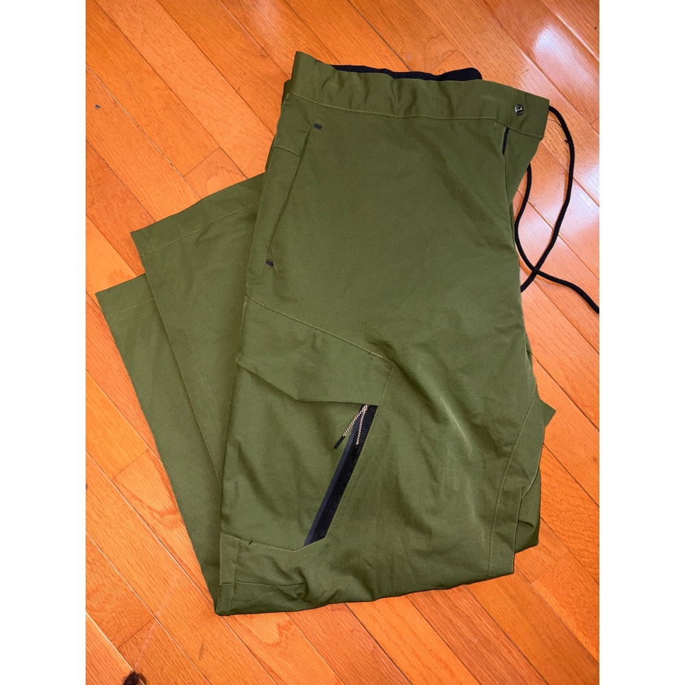 Nike Tech Pack Cargo Pants Mens 38 Olive Green Woven Utility Trousers BV4443-325 - Picture 3 of 6
